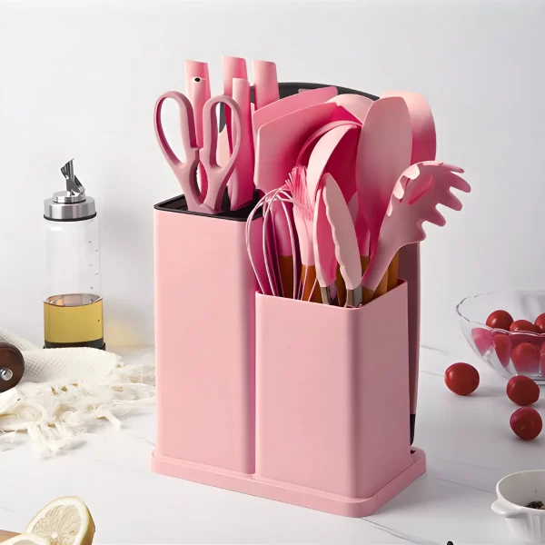 Conjunto de Utensílios de Silicone 19 Peças – Alta Qualidade, Design Sofisticado e Máxima Funcionalidade! - Imagem 2
