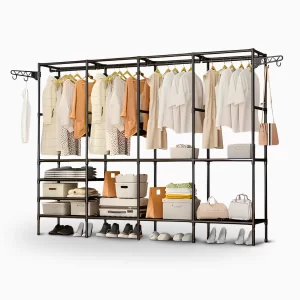 Armário Multiuso com Cabideiro Quádruplo – Organização, Estilo e Funcionalidade em um Só Produto!