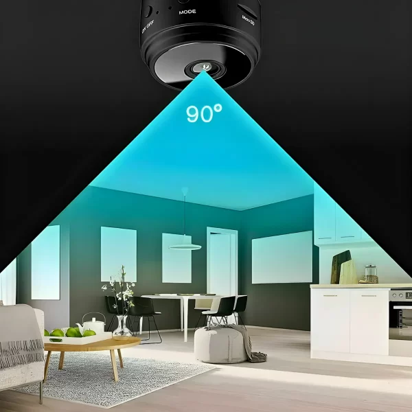 🔒 Mini Câmera A9 Wi-Fi Full HD – Segurança Discreta com Alta Tecnologia - Imagem 5