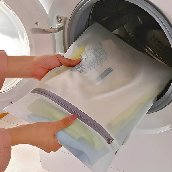 Saco de lavanderia - Bolsas Protetoras para Lavagem de Roupas Delicadas – Kit com 4 Unidades - Imagem 6