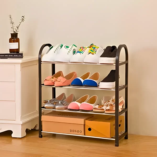 Sapateira Organizadora com 4 Prateleiras – Praticidade, Estilo e Versatilidade para Sua Casa! - Imagem 3