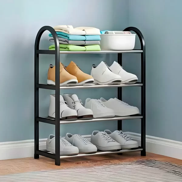 Sapateira Organizadora com 4 Prateleiras – Praticidade, Estilo e Versatilidade para Sua Casa! - Imagem 2