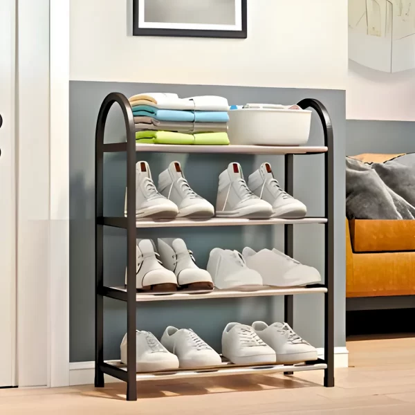 Sapateira Organizadora com 4 Prateleiras – Praticidade, Estilo e Versatilidade para Sua Casa! - Imagem 4