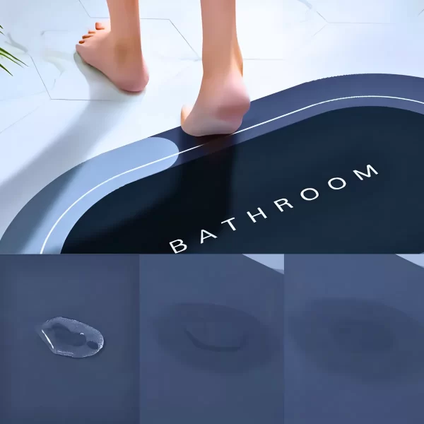 Tapete de Banheiro Super Absorvente Antiderrapante - Imagem 6
