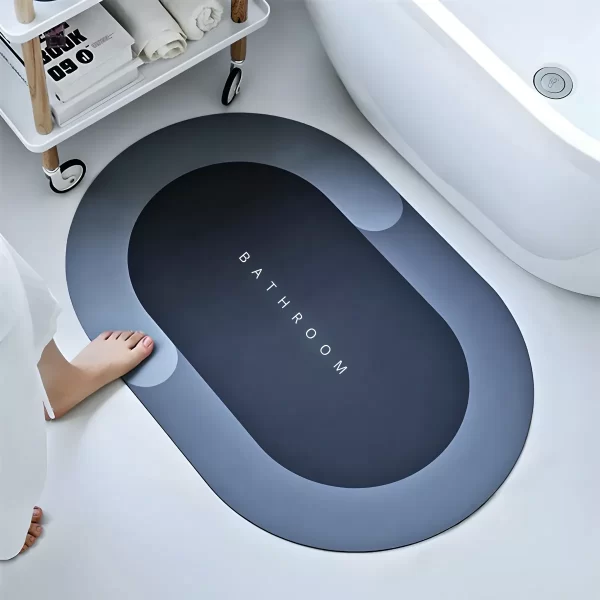 Tapete de Banheiro Super Absorvente Antiderrapante - Imagem 2