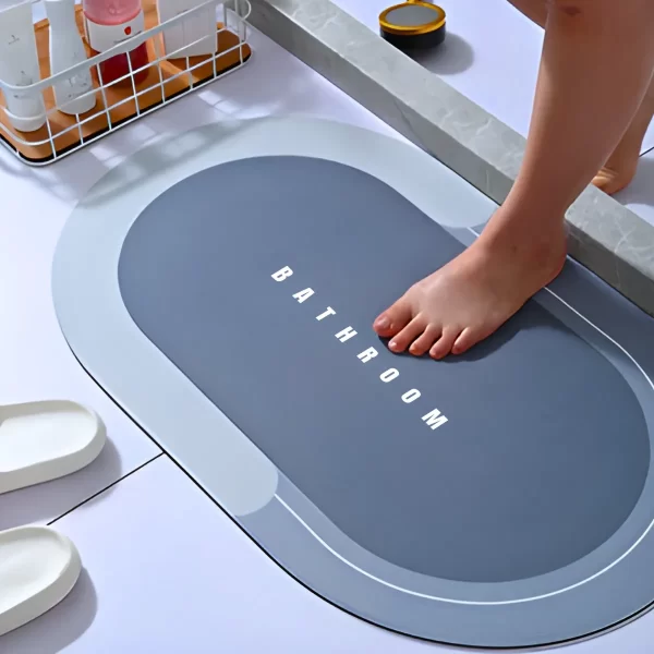 Tapete de Banheiro Super Absorvente Antiderrapante - Imagem 5