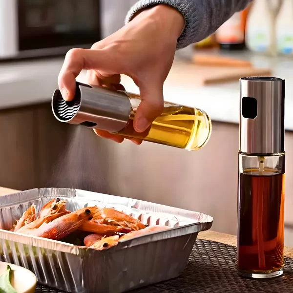 Spray Pulverizador de azeite e vinagre – Praticidade, Economia e Sabor em um Só Produto! - Imagem 3