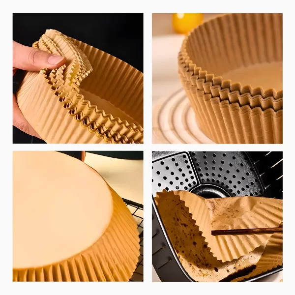 Formas de Papel Descartáveis para Fritadeira Elétrica – 50 Unidades - Imagem 9