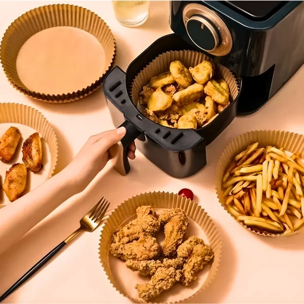 Formas de Papel Descartáveis para Fritadeira Elétrica – 50 Unidades - Imagem 4