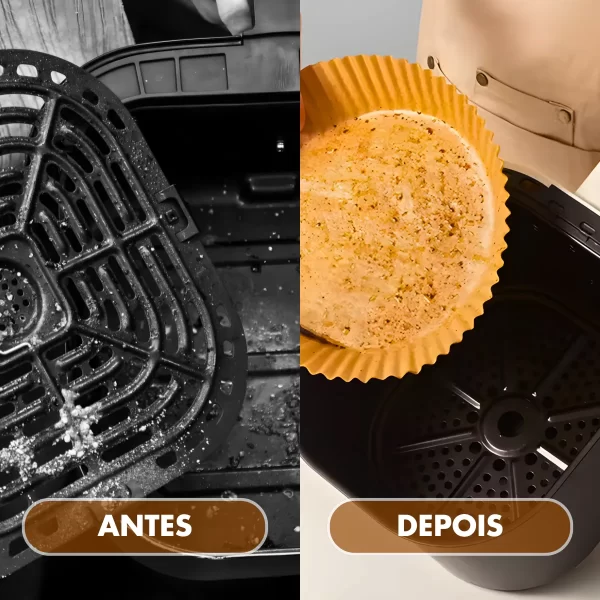 Formas de Papel Descartáveis para Fritadeira Elétrica – 50 Unidades - Imagem 8