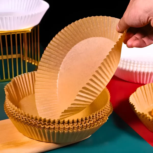 Formas de Papel Descartáveis para Fritadeira Elétrica – 50 Unidades - Imagem 3