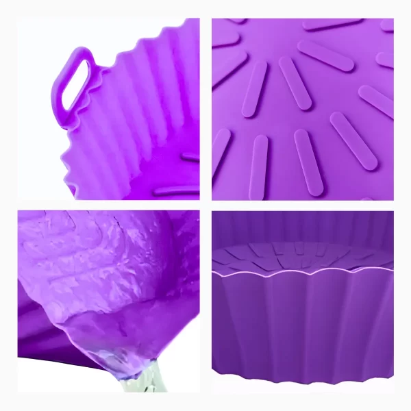 Forma de silicone reutilizável para fritadeira a ar Air Frye - Imagem 9