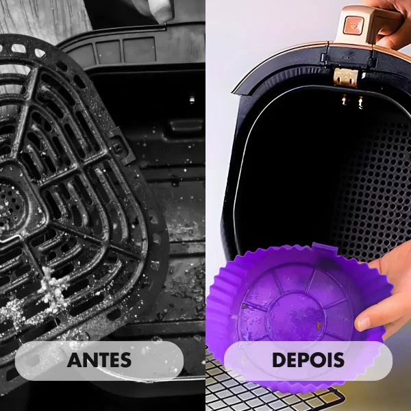 Forma de silicone reutilizável para fritadeira a ar Air Frye - Imagem 8