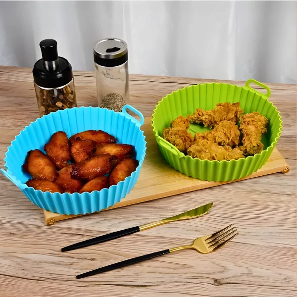Forma de silicone reutilizável para fritadeira a ar Air Frye - Imagem 3