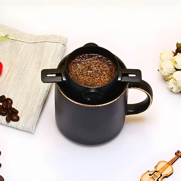 Filtro de Café Portátil e Dobrável em Aço Inox – Praticidade, Sabor e Sustentabilidade em Um Só Produto! - Imagem 2