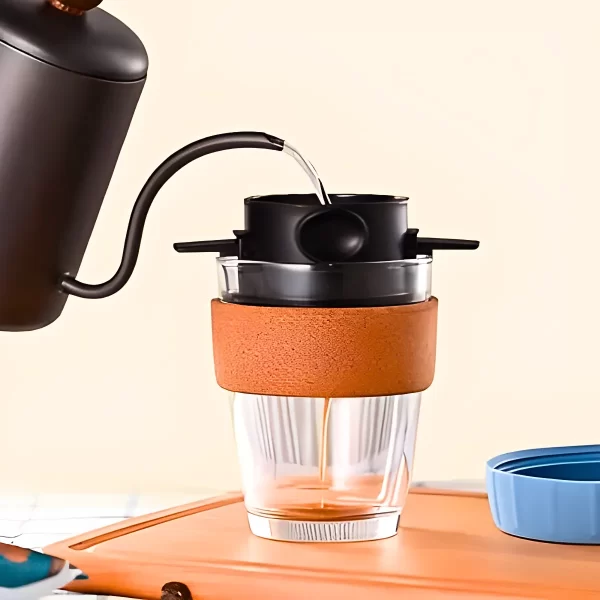 Filtro de Café Portátil e Dobrável em Aço Inox – Praticidade, Sabor e Sustentabilidade em Um Só Produto! - Imagem 5