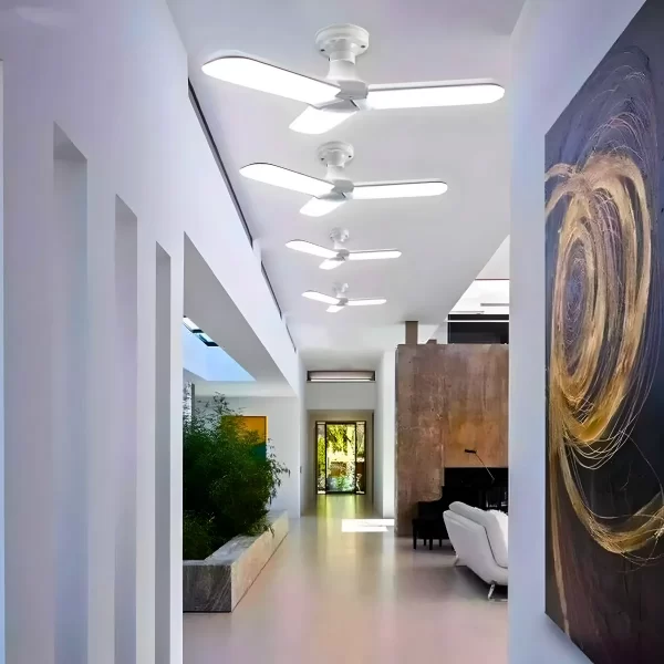 Lâmpada LED 45W 3 Pétalas: Transforme Sua Iluminação com Potência e Economia! - Imagem 4
