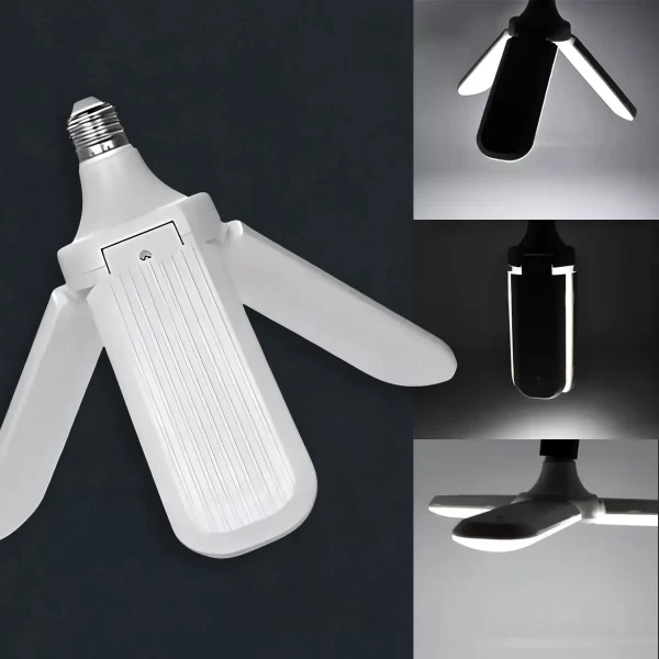 Lâmpada LED 45W 3 Pétalas: Transforme Sua Iluminação com Potência e Economia! - Imagem 6
