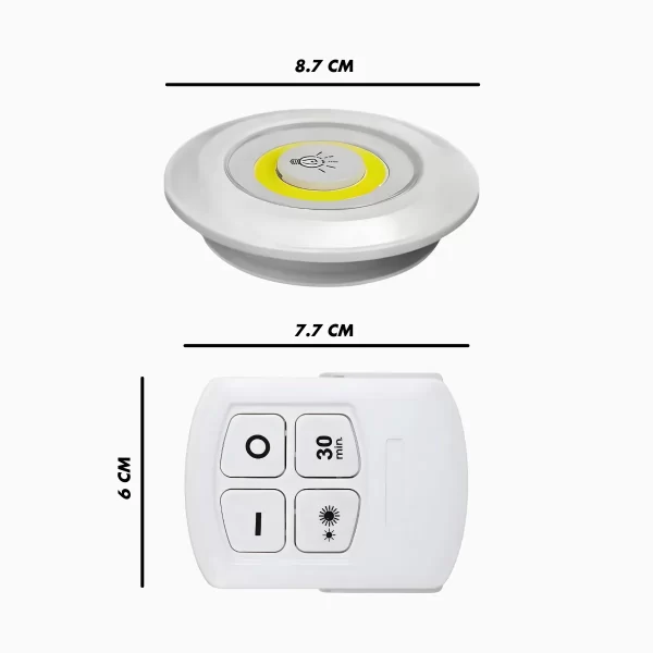 Luminária LED Spot com Controle Remoto – Iluminação Inteligente, Econômica e Moderna - Imagem 8