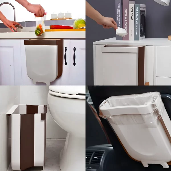 Lixeira Retrátil 10L: A Revolução da Organização e Economia de Espaço na Sua Casa! - Imagem 8
