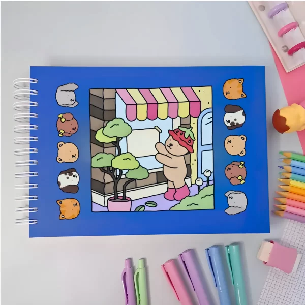 Livro de Colorir Capa Dura: Arte, Relaxamento e Criatividade para Todas as Idades - Imagem 5