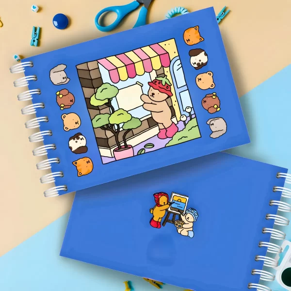 Livro de Colorir Capa Dura: Arte, Relaxamento e Criatividade para Todas as Idades - Imagem 4