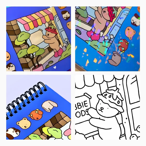 Livro de Colorir Capa Dura: Arte, Relaxamento e Criatividade para Todas as Idades - Imagem 6