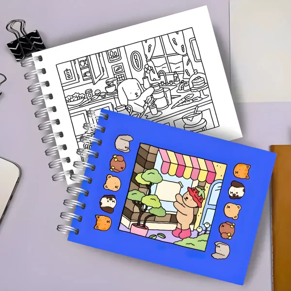 Livro de Colorir Capa Dura: Arte, Relaxamento e Criatividade para Todas as Idades - Imagem 2