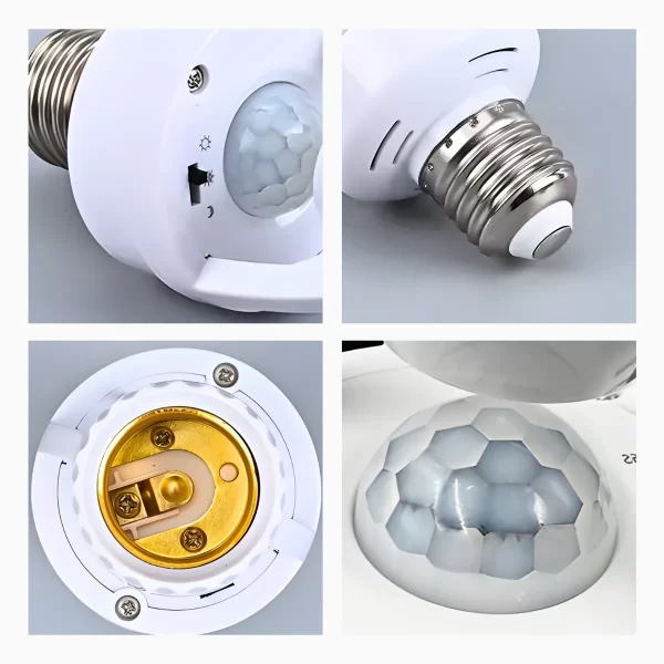 Adaptador de Soquete com Sensor de Movimento e Detector de Luz – Automação Inteligente para Iluminação - Imagem 6