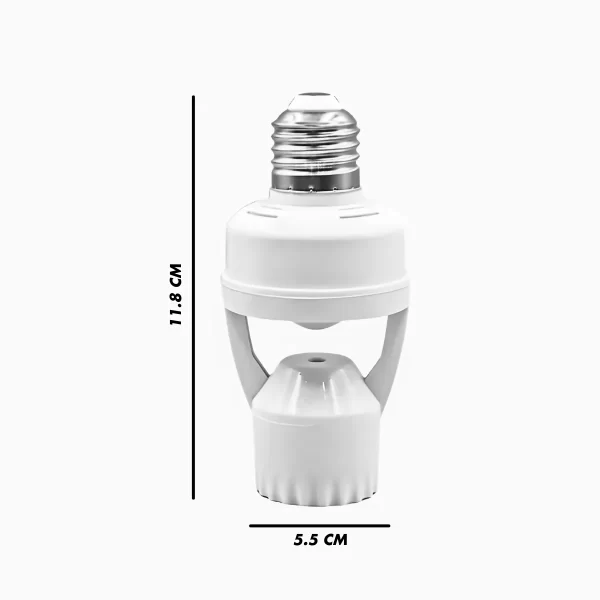 Adaptador de Soquete com Sensor de Movimento e Detector de Luz – Automação Inteligente para Iluminação - Imagem 7