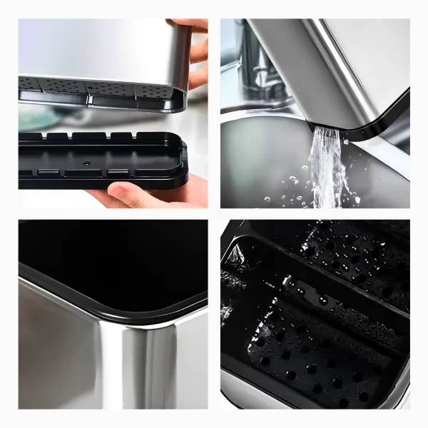 Porta talheres em inox: Organize sua Cozinha com Estilo e Eficiência - Imagem 5