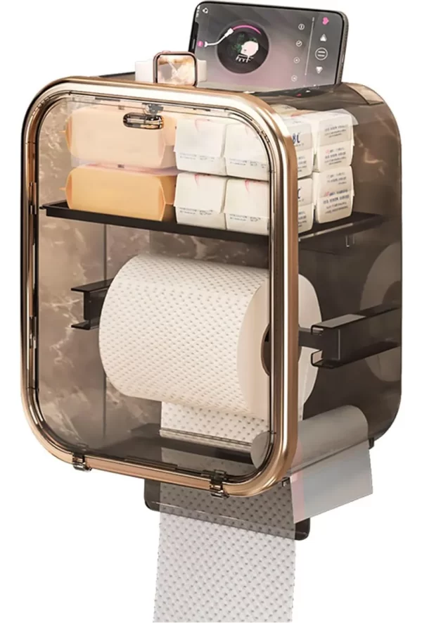 Porta Papel Higiênico com Vedação Magnética: Diga Adeus à Bagunça e Olá à Elegância!