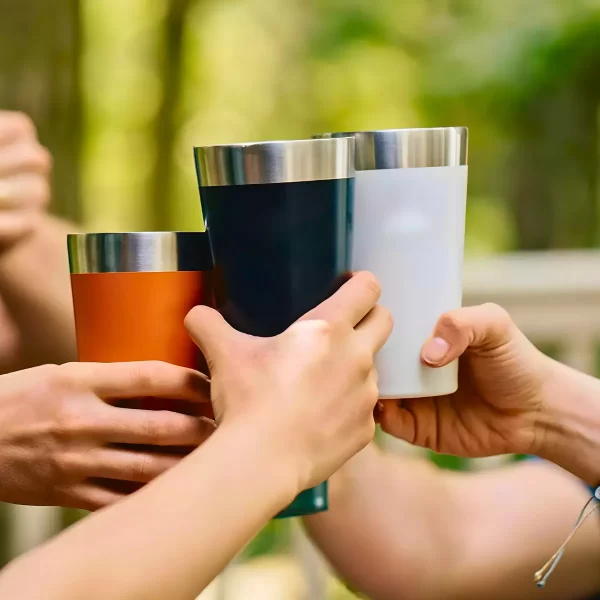 Copo Térmico Inox com Tampa e Abridor – 437ml | Bebida Gelada ou Quente por Mais Tempo! - Imagem 4
