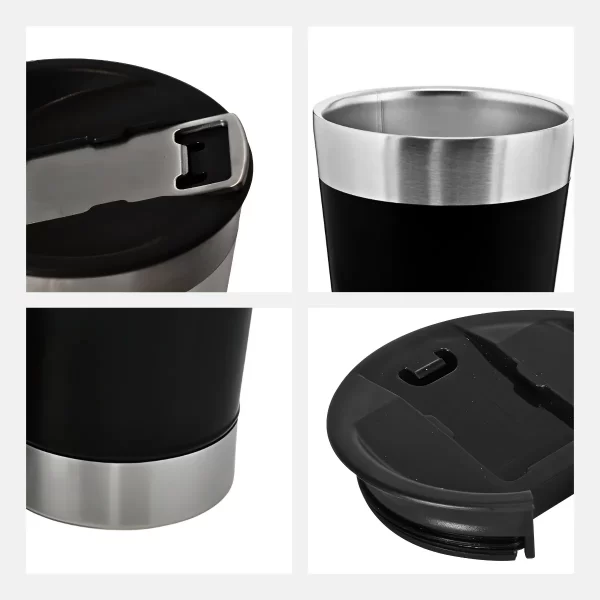 Copo Térmico Inox com Tampa e Abridor – 437ml | Bebida Gelada ou Quente por Mais Tempo! - Imagem 8